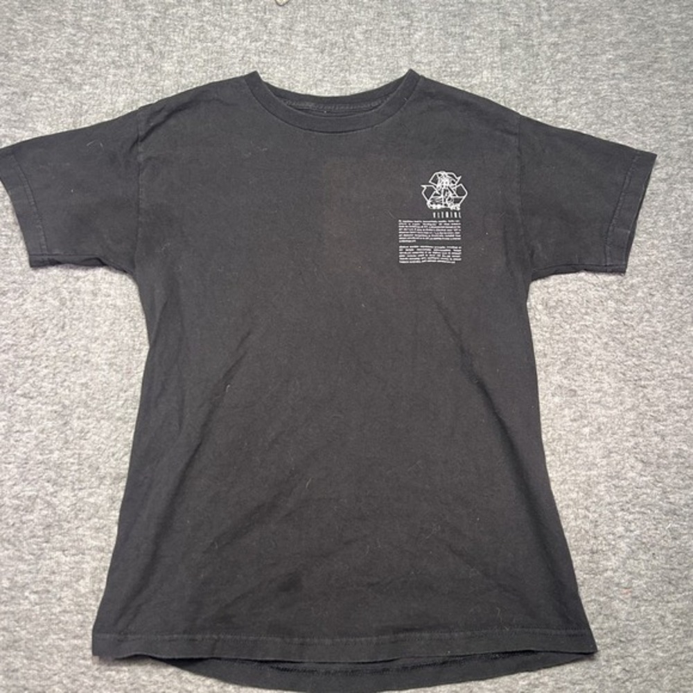Vitriol Shirt Mens Medium Black‎ Edgy Graphic Streetwear Grunge Style Punk Ska
